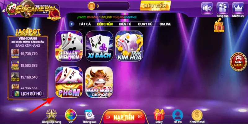 Bài phỏm là tựa game nhiều người yêu thích trên thế giới